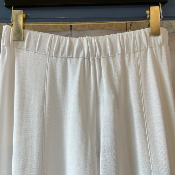 White Flowy Trouser By TONET - Picture 3 of 3